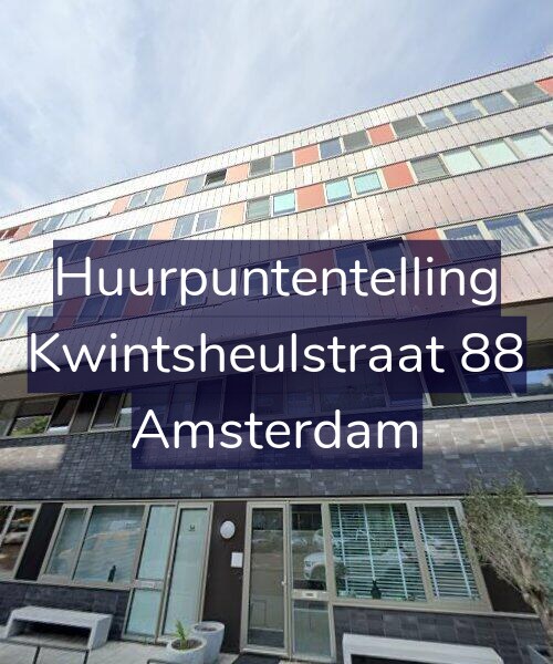 Foto gevel Huurpuntentelling voor Kwintsheulstraat 88, Amsterdam