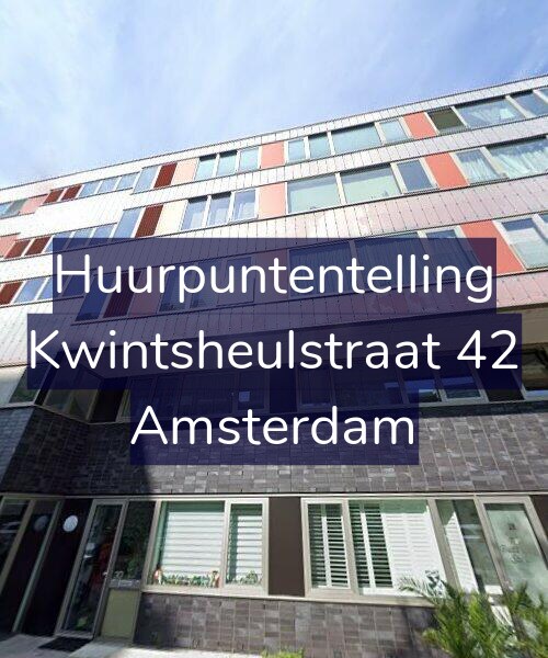 Foto gevel Huurpuntentelling voor Kwintsheulstraat 42, Amsterdam
