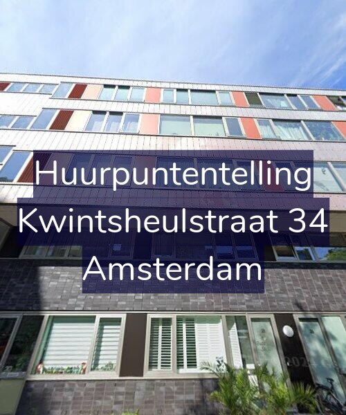 Foto gevel Huurpuntentelling voor Kwintsheulstraat 34, Amsterdam