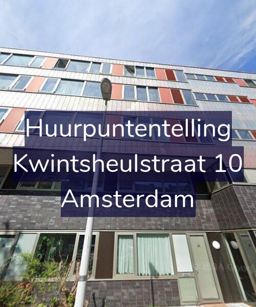 Foto gevel Huurpuntentelling voor Kwintsheulstraat 10, Amsterdam
