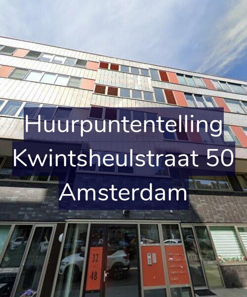 Foto gevel Huurpuntentelling voor Kwintsheulstraat 50, Amsterdam