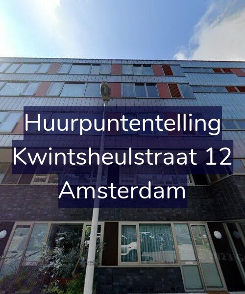 Foto gevel Huurpuntentelling voor Kwintsheulstraat 12, Amsterdam