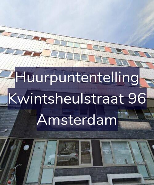 Foto gevel Huurpuntentelling voor Kwintsheulstraat 96, Amsterdam