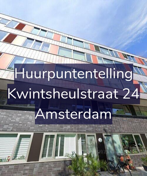 Foto gevel Huurpuntentelling voor Kwintsheulstraat 24, Amsterdam