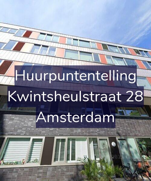 Foto gevel Huurpuntentelling voor Kwintsheulstraat 28, Amsterdam