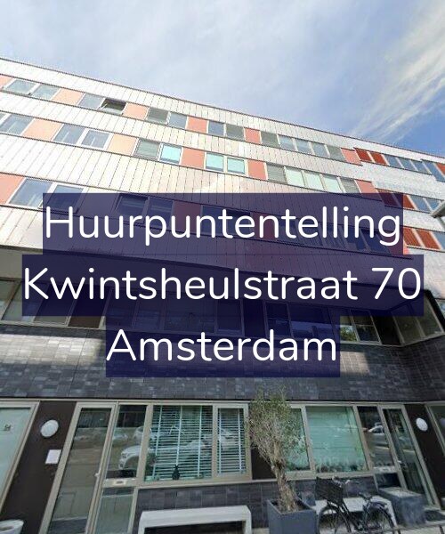 Foto gevel Huurpuntentelling voor Kwintsheulstraat 70, Amsterdam