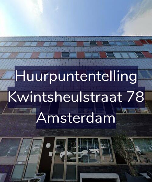 Foto gevel Huurpuntentelling voor Kwintsheulstraat 78, Amsterdam