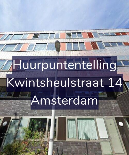 Foto gevel Huurpuntentelling voor Kwintsheulstraat 14, Amsterdam