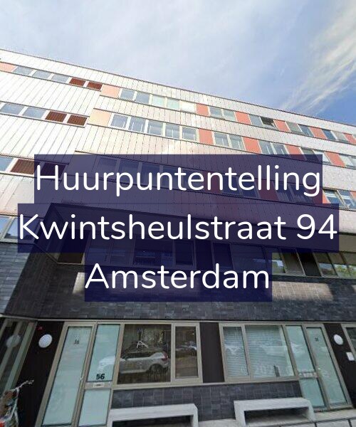 Foto gevel Huurpuntentelling voor Kwintsheulstraat 94, Amsterdam