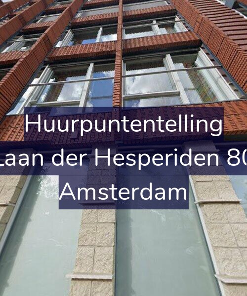 Foto gevel Huurpuntentelling voor Laan der Hesperiden 80, Amsterdam