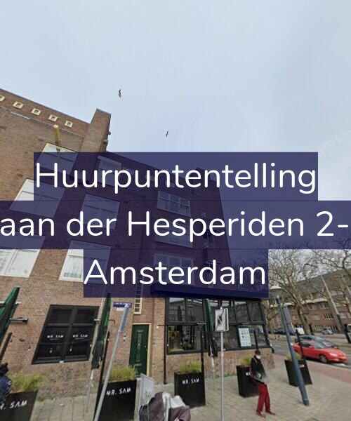 Foto gevel Huurpuntentelling voor Laan der Hesperiden 2-1, Amsterdam