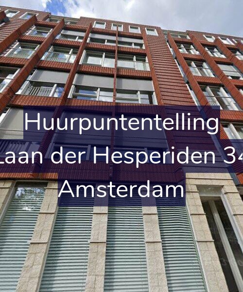 Foto gevel Huurpuntentelling voor Laan der Hesperiden 34, Amsterdam