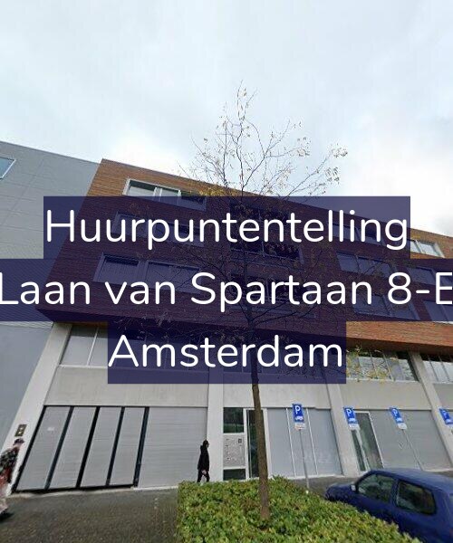 Foto gevel Huurpuntentelling voor Laan van Spartaan 8-E, Amsterdam