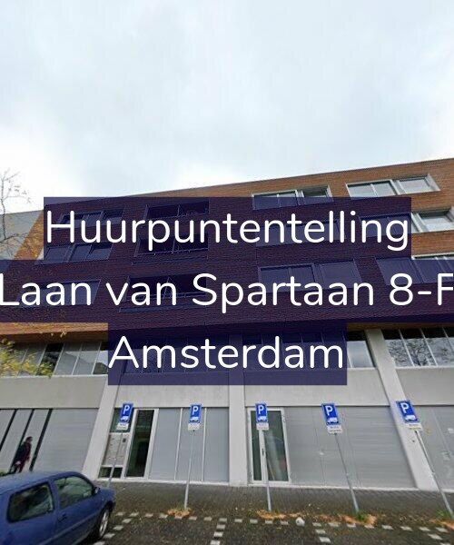 Foto gevel Huurpuntentelling voor Laan van Spartaan 8-F, Amsterdam