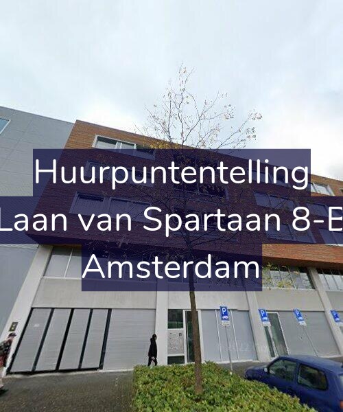 Foto gevel Huurpuntentelling voor Laan van Spartaan 8-B, Amsterdam