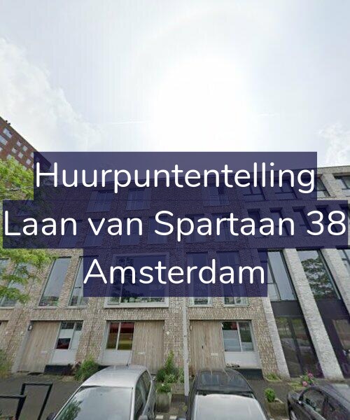 Foto gevel Huurpuntentelling voor Laan van Spartaan 38, Amsterdam