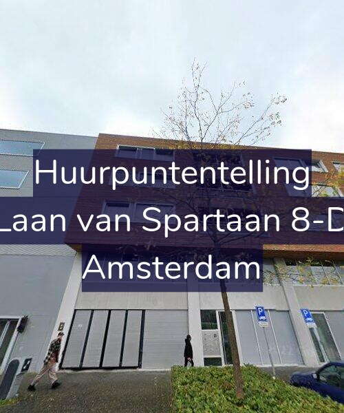 Foto gevel Huurpuntentelling voor Laan van Spartaan 8-D, Amsterdam