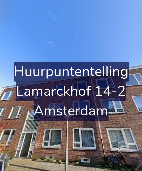 Foto gevel Huurpuntentelling voor Lamarckhof 14-2, Amsterdam