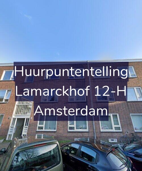 Foto gevel Huurpuntentelling voor Lamarckhof 12-H, Amsterdam