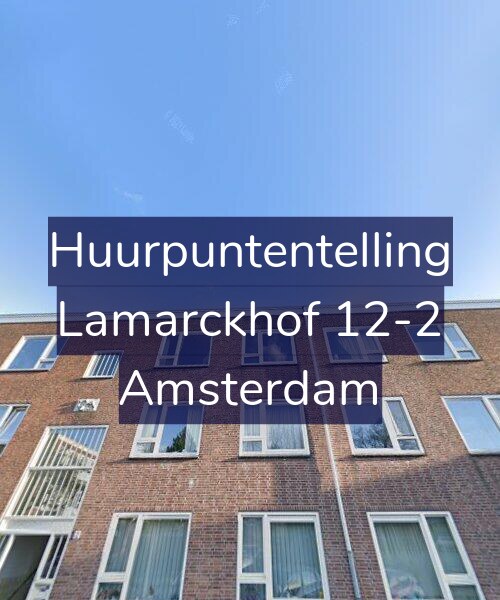Foto gevel Huurpuntentelling voor Lamarckhof 12-2, Amsterdam