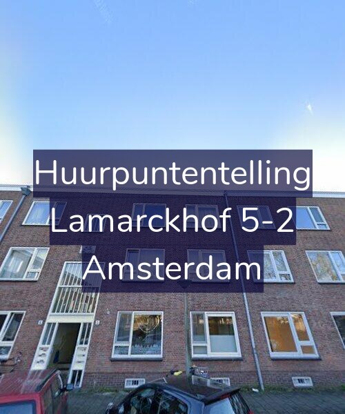 Foto gevel Huurpuntentelling voor Lamarckhof 5-2, Amsterdam