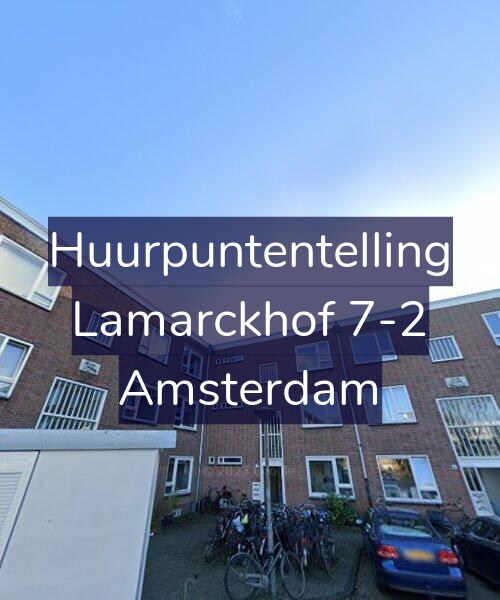 Foto gevel Huurpuntentelling voor Lamarckhof 7-2, Amsterdam