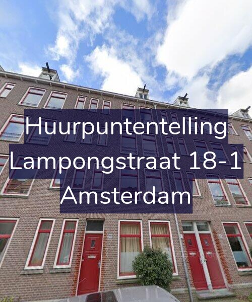 Foto gevel Huurpuntentelling voor Lampongstraat 18-1, Amsterdam