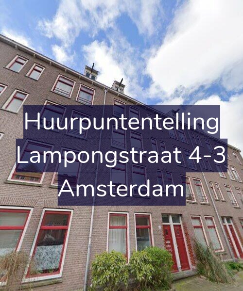 Foto gevel Huurpuntentelling voor Lampongstraat 4-3, Amsterdam