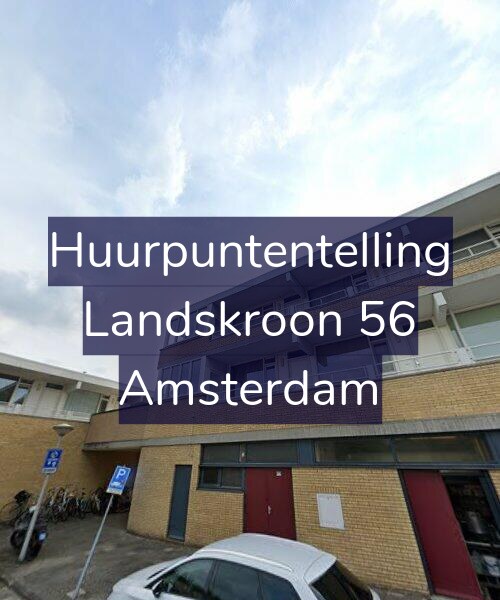 Foto gevel Huurpuntentelling voor Landskroon 56, Amsterdam