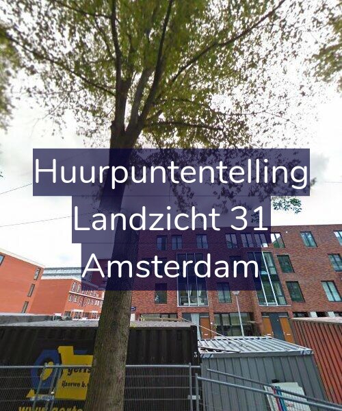 Foto gevel Huurpuntentelling voor Landzicht 21, Amsterdam