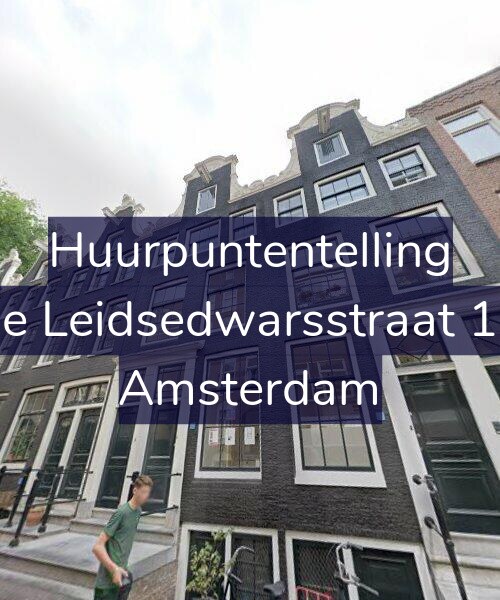 Foto gevel Huurpuntentelling voor Lange Leidsedwarsstraat 146-1, Amsterdam