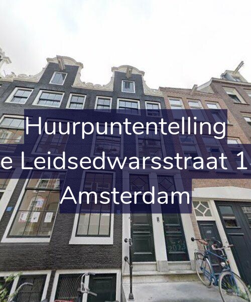 Foto gevel Huurpuntentelling voor Lange Leidsedwarsstraat 144-B, Amsterdam