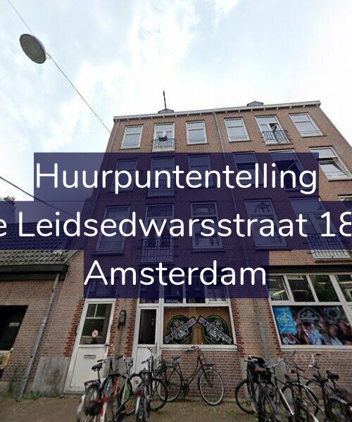 Foto gevel Huurpuntentelling voor Lange Leidsedwarsstraat 182-1A, Amsterdam