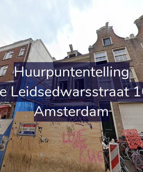 Foto gevel Huurpuntentelling voor Lange Leidsedwarsstraat 104-H, Amsterdam