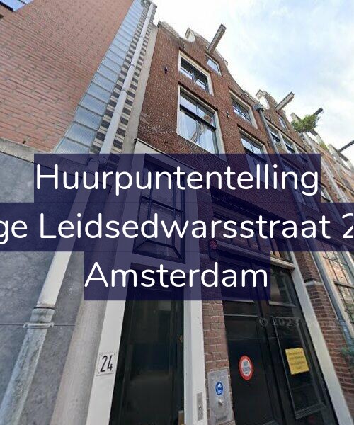 Foto gevel Huurpuntentelling voor Lange Leidsedwarsstraat 22-A, Amsterdam