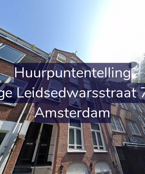 Foto gevel Huurpuntentelling voor Lange Leidsedwarsstraat 79-3, Amsterdam