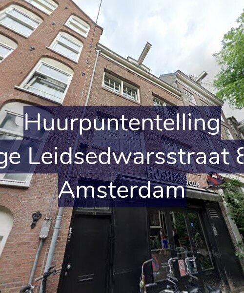 Foto gevel Huurpuntentelling voor Lange Leidsedwarsstraat 81-1, Amsterdam