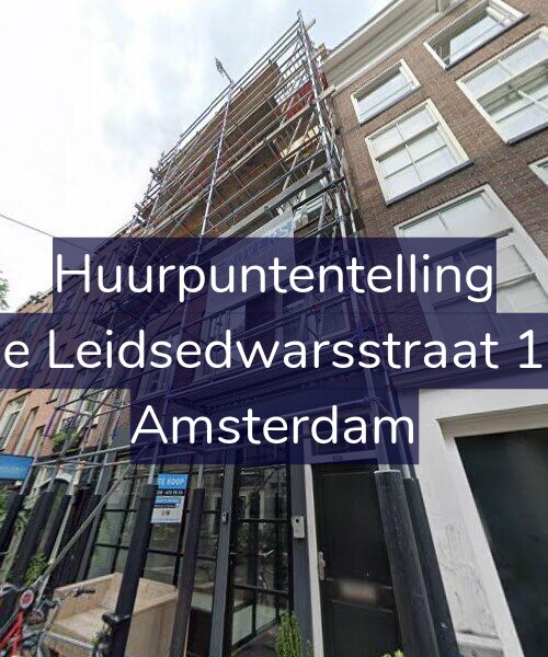 Foto gevel Huurpuntentelling voor Lange Leidsedwarsstraat 103-3, Amsterdam