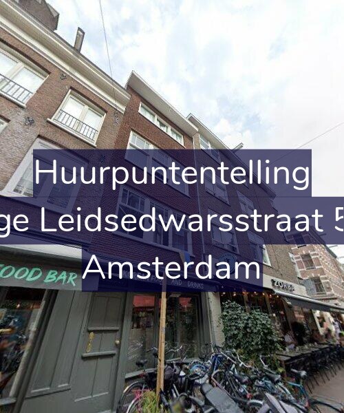 Foto gevel Huurpuntentelling voor Lange Leidsedwarsstraat 59-1, Amsterdam
