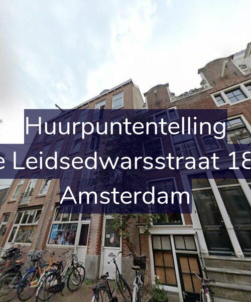 Foto gevel Huurpuntentelling voor Lange Leidsedwarsstraat 180-1A, Amsterdam