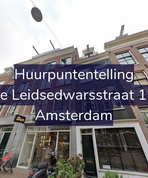 Foto gevel Huurpuntentelling voor Lange Leidsedwarsstraat 170-B, Amsterdam