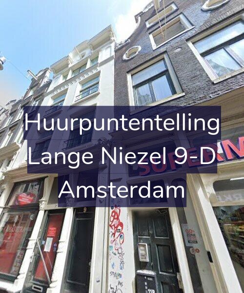 Foto gevel Huurpuntentelling voor Lange Niezel 9-D, Amsterdam