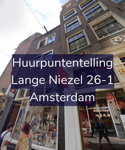 Foto gevel Huurpuntentelling voor Lange Niezel 26-1, Amsterdam
