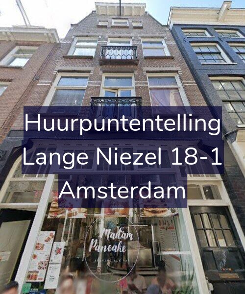 Foto gevel Huurpuntentelling voor Lange Niezel 18-1, Amsterdam