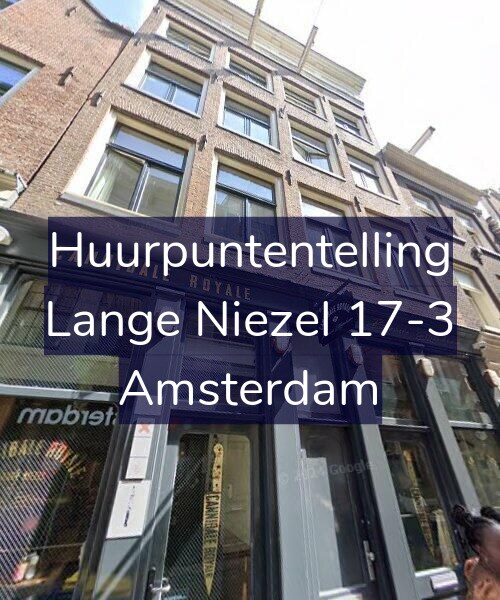 Foto gevel Huurpuntentelling voor Lange Niezel 17-3, Amsterdam