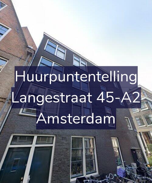 Foto gevel Huurpuntentelling voor Langestraat 45-A2, Amsterdam