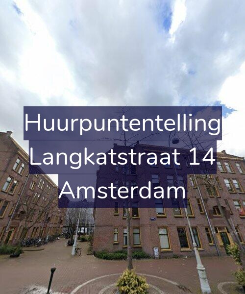 Foto gevel Huurpuntentelling voor Langkatstraat 14, Amsterdam