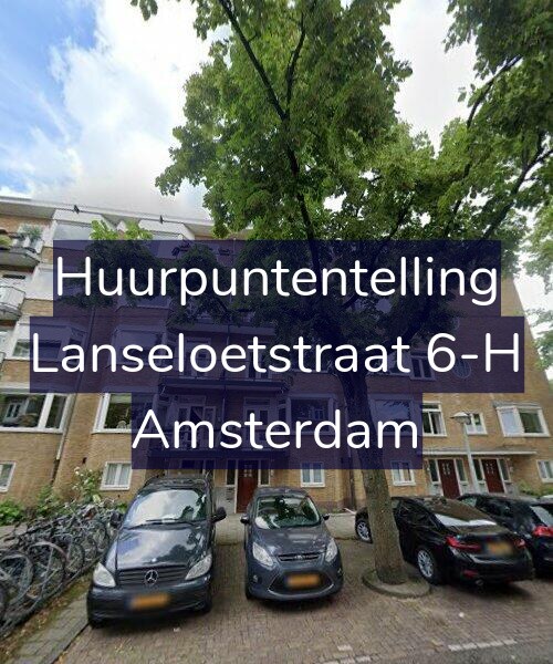Foto gevel Huurpuntentelling voor Lanseloetstraat 6-H, Amsterdam