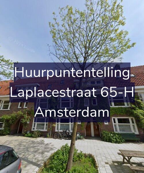 Foto gevel Huurpuntentelling voor Laplacestraat 65-H, Amsterdam