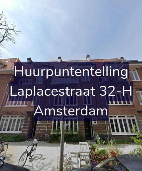 Foto gevel Huurpuntentelling voor Laplacestraat 32-H, Amsterdam